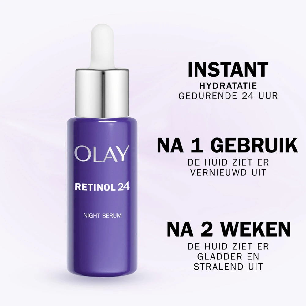 Olay Nachtserum Regenerist Retinol24 Met Vitamine B3 4 Olay Nachtserum Regenerist Retinol24 Met Vitamine B3 - Afbeelding 4