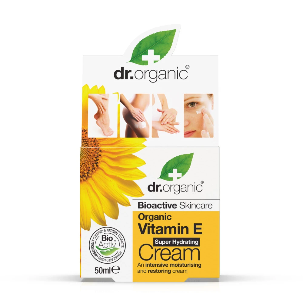 Dr Organic Dr. Organic Vitamine E Hydraterende Crème 1 Dr Organic Dr. Organic Vitamine E Hydraterende Crème