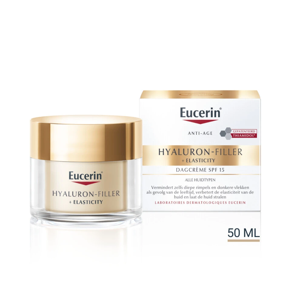 Eucerin Hyaluron-Filler + Elasticity Dagcrème SPF 15 2 Eucerin Hyaluron-Filler + Elasticity Dagcrème SPF 15 - Afbeelding 2