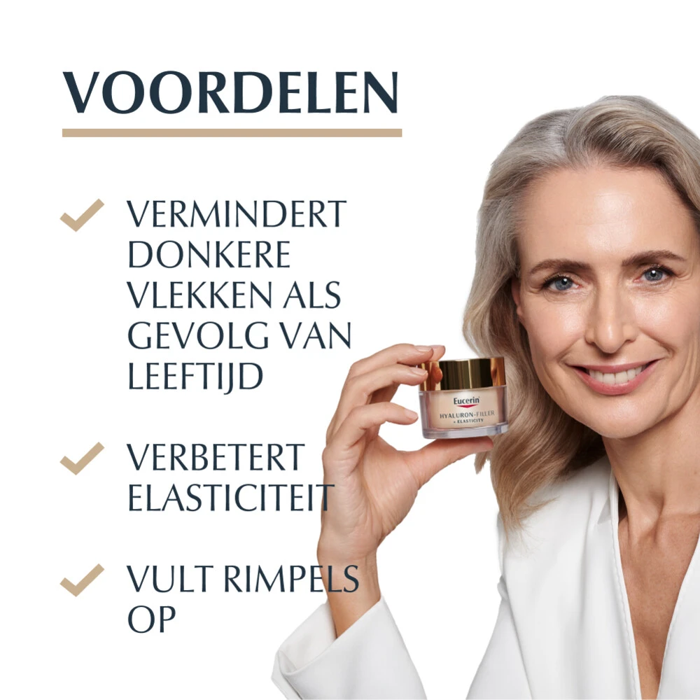Eucerin Hyaluron-Filler + Elasticity Dagcrème SPF 15 3 Eucerin Hyaluron-Filler + Elasticity Dagcrème SPF 15 - Afbeelding 3