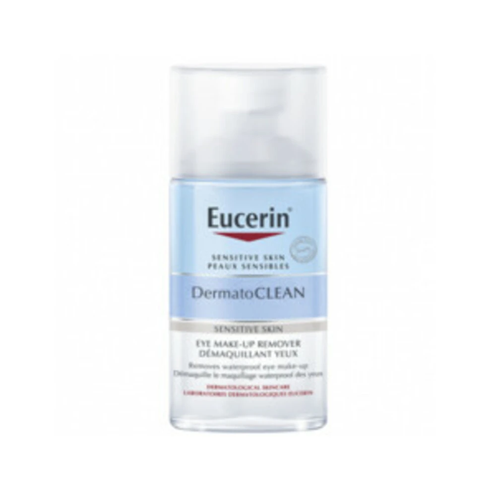 Eucerin Oogreinigingslotion DermatoCLEAN I5 Waterproof Make-up 1 Eucerin Oogreinigingslotion DermatoCLEAN I5 Waterproof Make-up