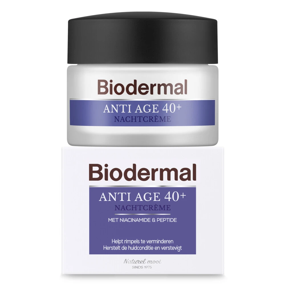 Biodermal Nachtcreme Anti Age 40+ 3 Biodermal Nachtcreme Anti Age 40+ - Afbeelding 3