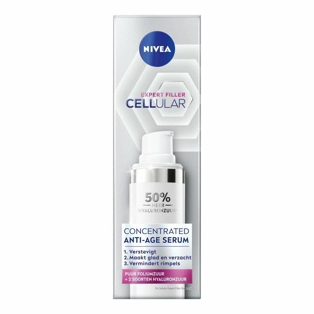 Nivea CELLular Hyaluron Anti-Age Verstevigend Serum 2 Nivea CELLular Hyaluron Anti-Age Verstevigend Serum - Afbeelding 2