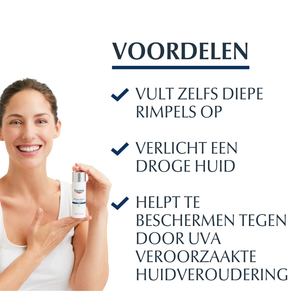 Eucerin Hyaluron-Filler Dagcreme Extra Rijk 3 Eucerin Hyaluron-Filler Dagcreme Extra Rijk - Afbeelding 3
