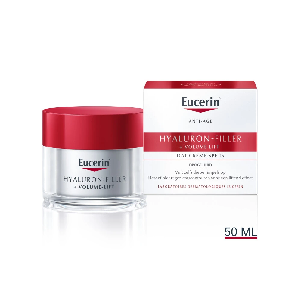 Eucerin Hyaluron-Filler + Volume-Lift Dagcrème SPF15 2 Eucerin Hyaluron-Filler + Volume-Lift Dagcrème SPF15 - Afbeelding 2