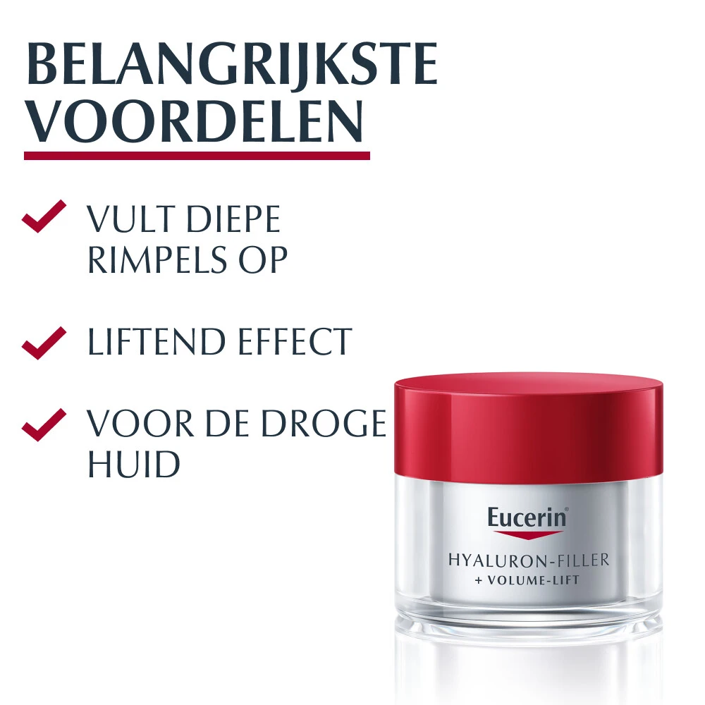 Eucerin Hyaluron-Filler + Volume-Lift Dagcrème SPF15 3 Eucerin Hyaluron-Filler + Volume-Lift Dagcrème SPF15 - Afbeelding 3