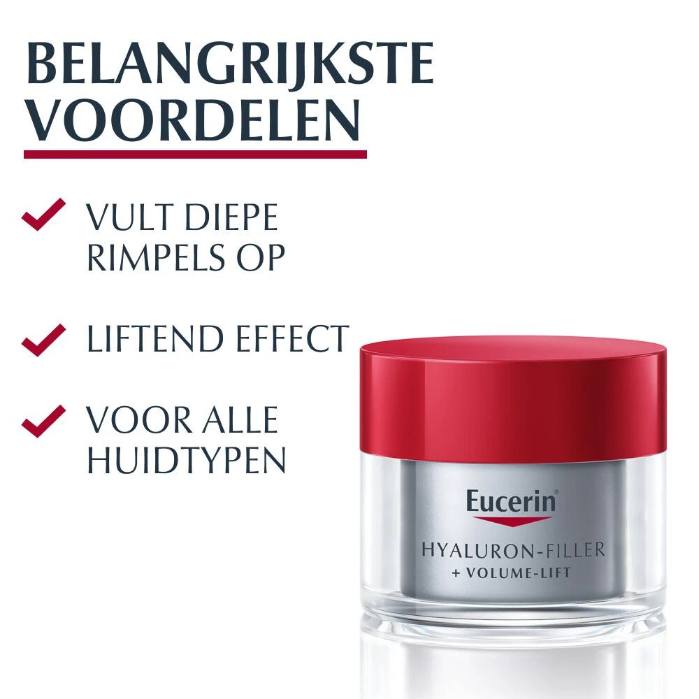 Eucerin Hyaluron-Filler + Volume-Lift Nachtcrème 2 Eucerin Hyaluron-Filler + Volume-Lift Nachtcrème - Afbeelding 2