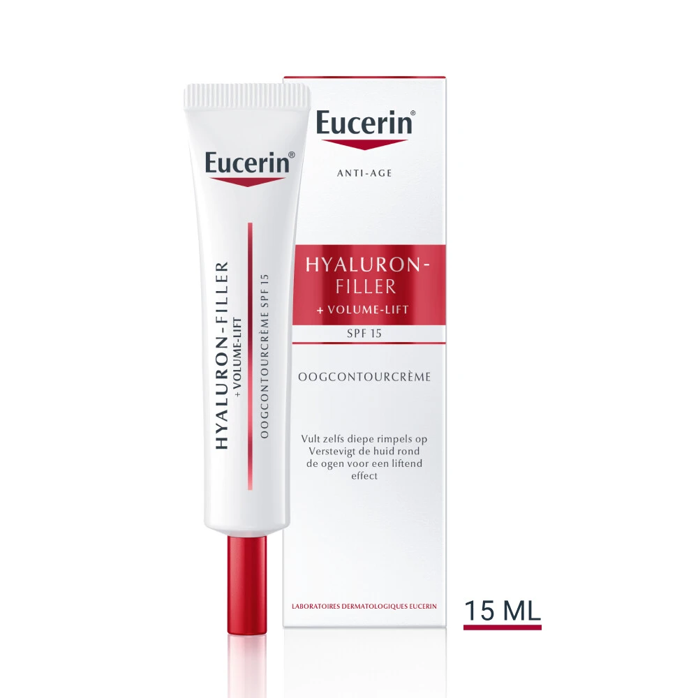 Eucerin Hyaluron-Filler + Volume-Lift Oogcontourcrème SPF 15 1 Eucerin Hyaluron-Filler + Volume-Lift Oogcontourcrème SPF 15